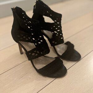 SANDRO Agate Braided Suede Stiletto Sandals size US 6.5-